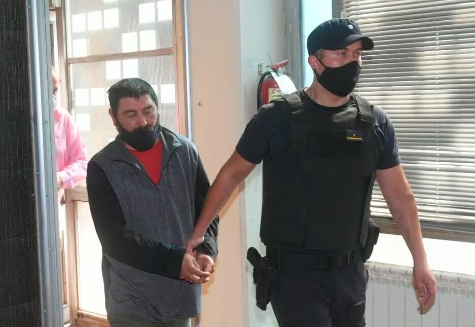 El perito trucho al momento de su detención.