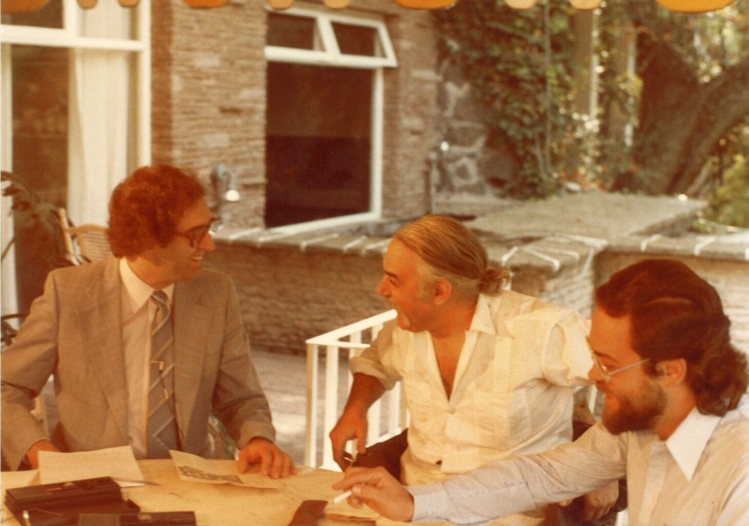 Saúl Sosnowski, David Viñas y Mempo Giardinelli