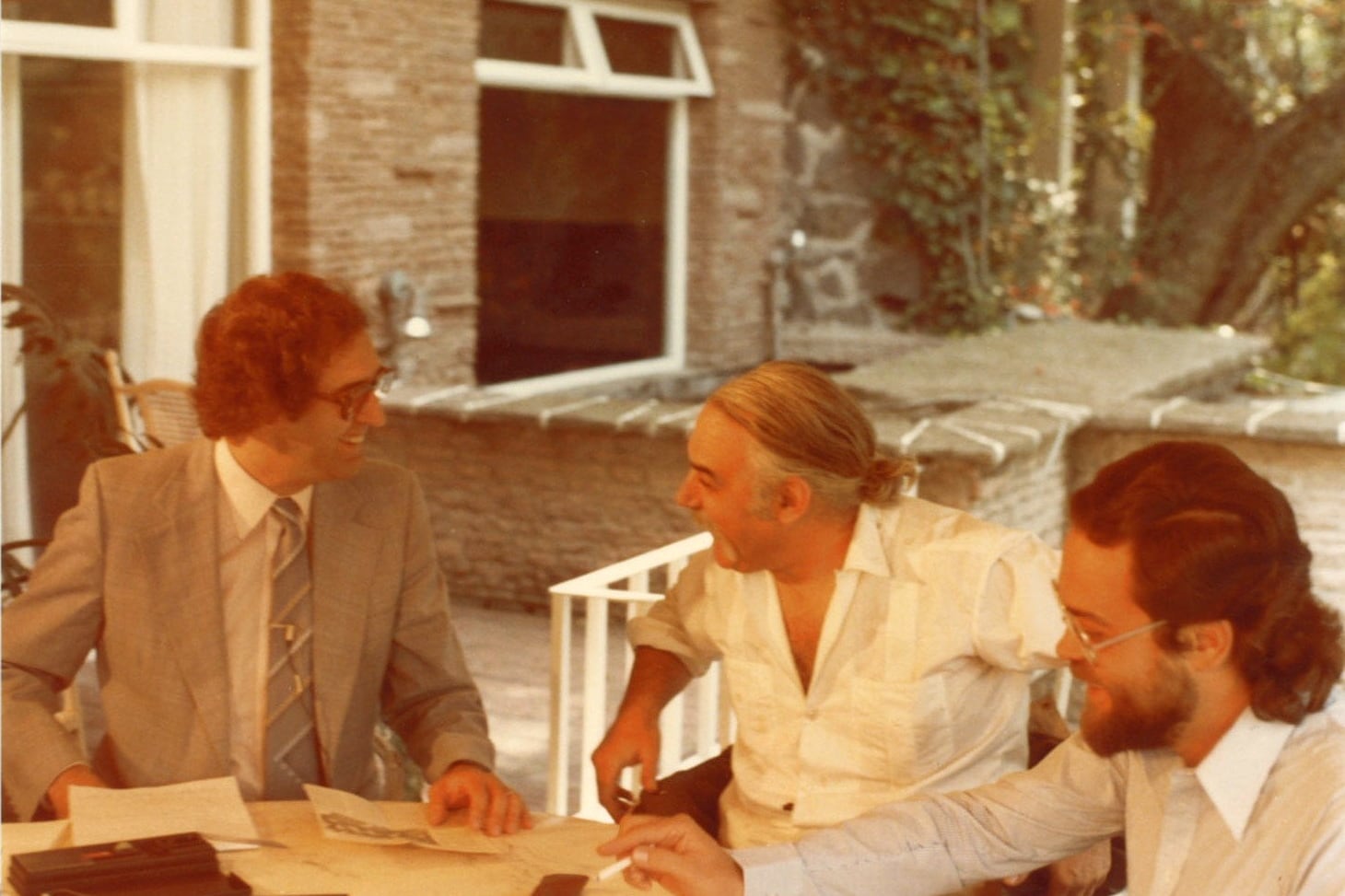 Saúl Sosnowski, David Viñas y Mempo Giardinelli