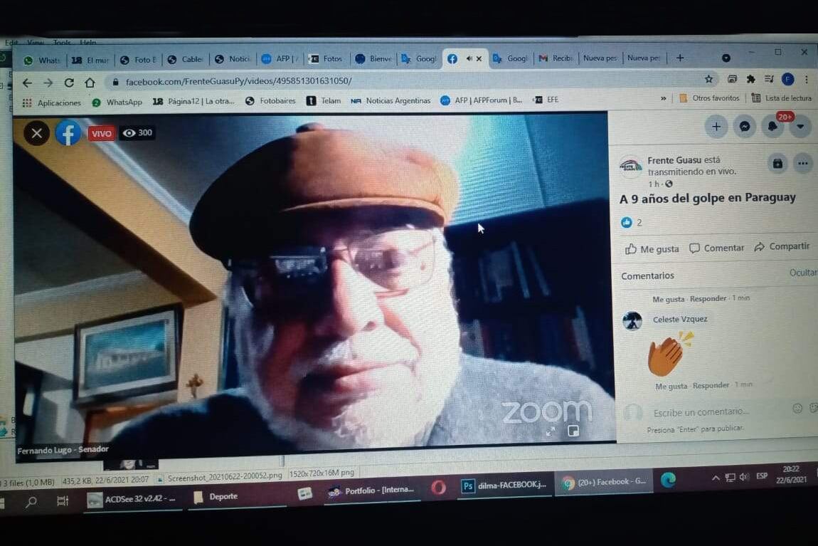 "Las amenazas de sacarnos del poder se repetían," dijo Lugo.