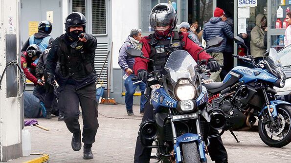 La represión en el Congreso derivó en discursos xenófobos.