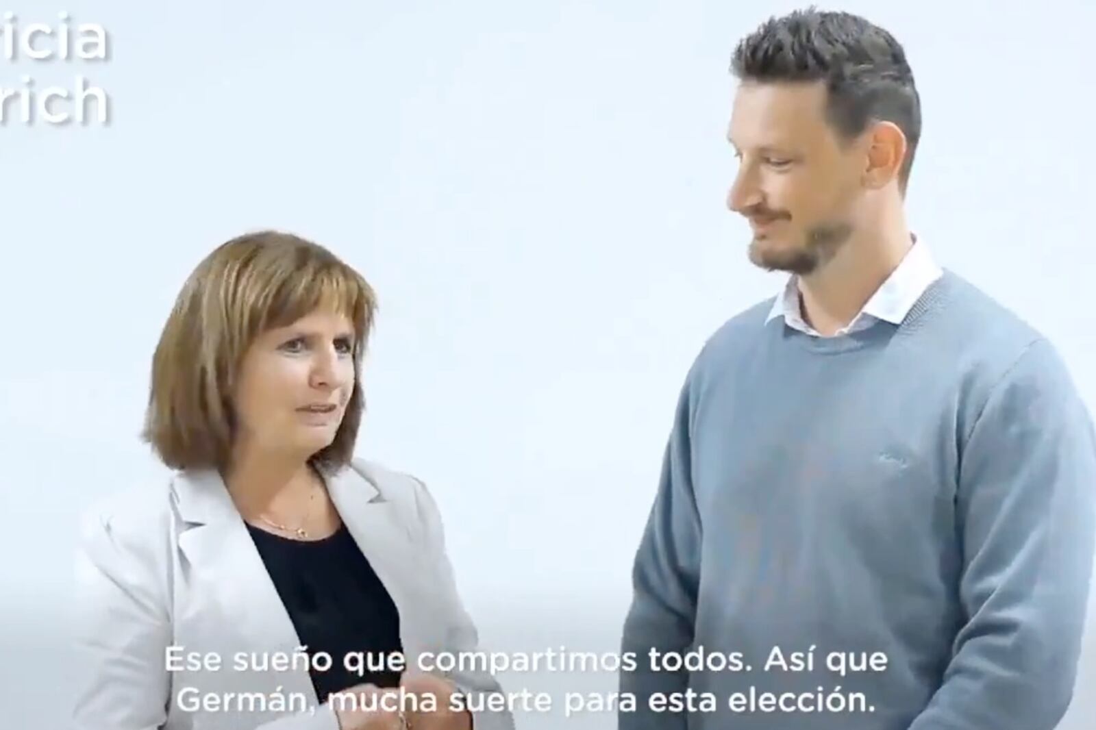 Patricia Bullrich, ministra de Seguridad y excandidata presidencial, intentó desvincularse a sí misma y al gobierno nacional de la situación del legislador acusado de pedofilia. (Imagen:captura de video)