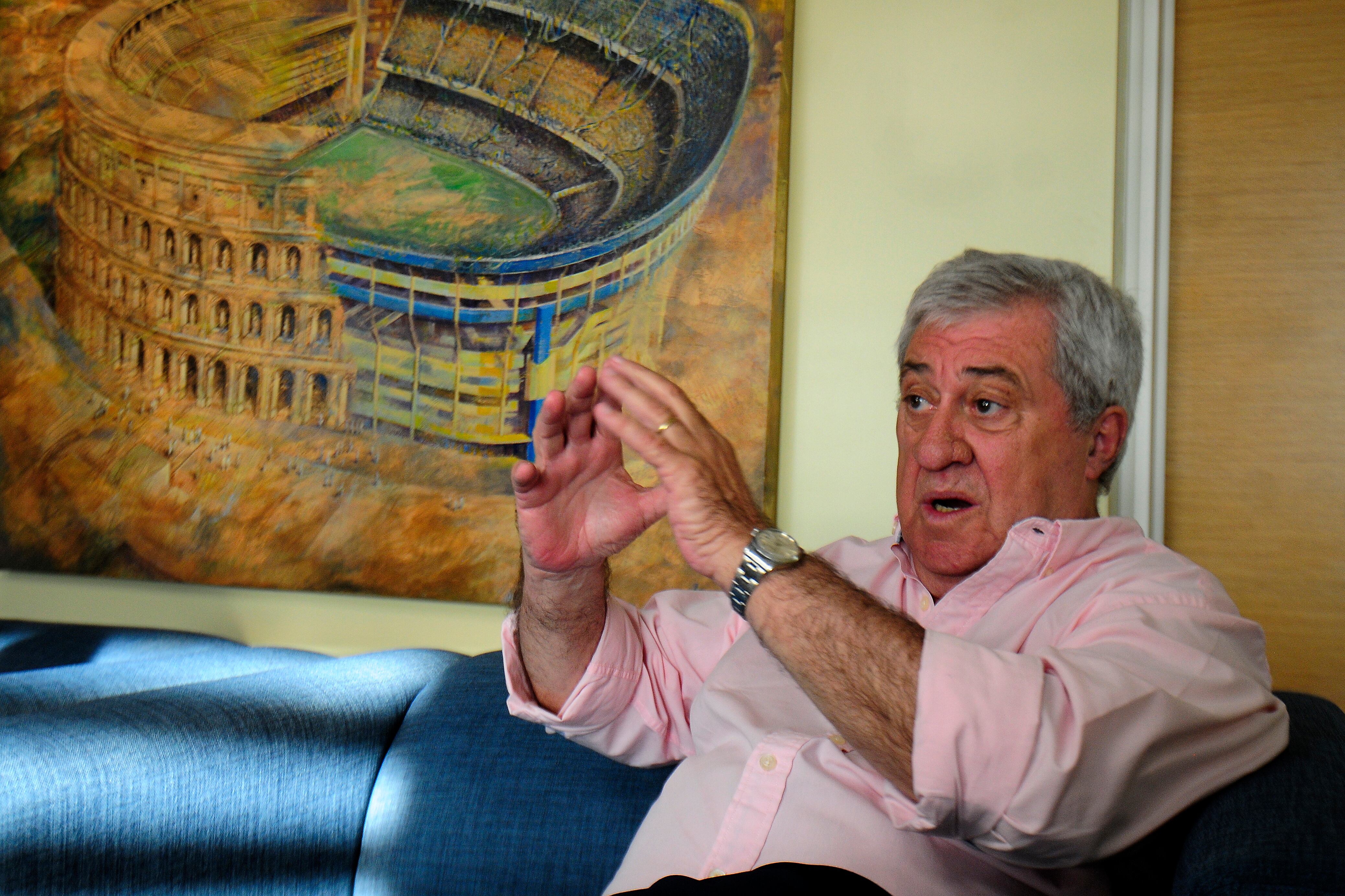 Jorge Amor Ameal, presidente de Boca.