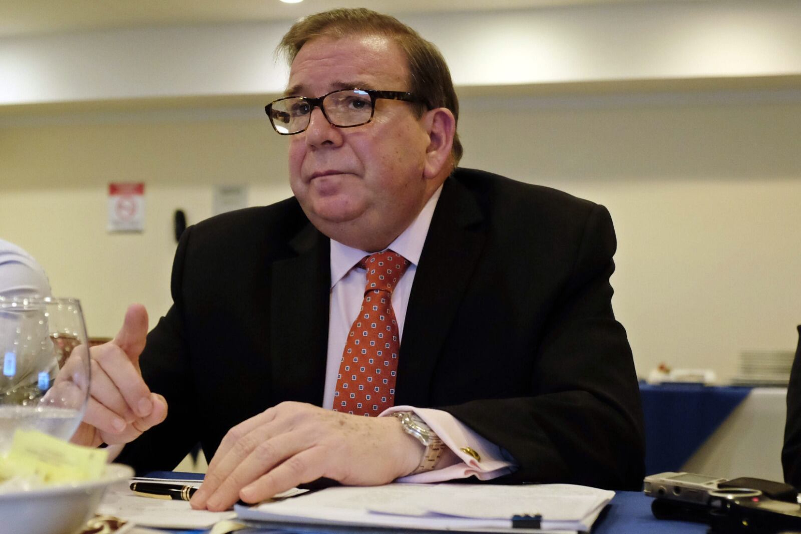 Edmundo González Urrutia, coordinador de enlace internacional de la opositora Mesa de Unidad Democrática (MUD) de Venezuela,