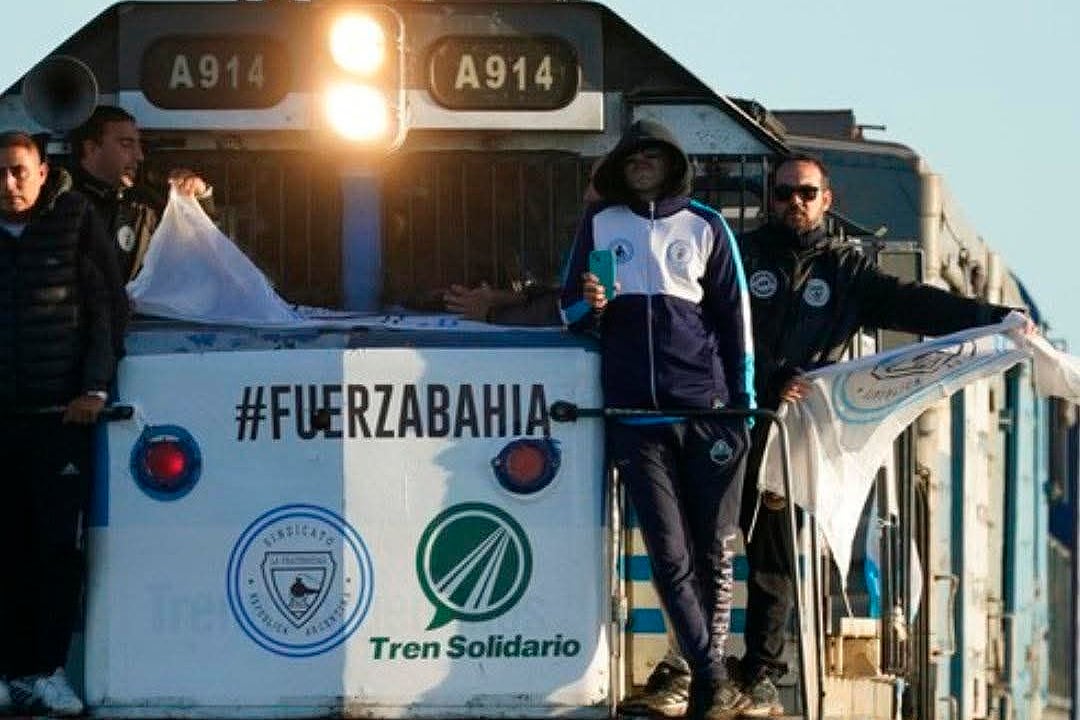 El Tren Solidario llegó ayer con 1300 toneladas de donaciones. 
