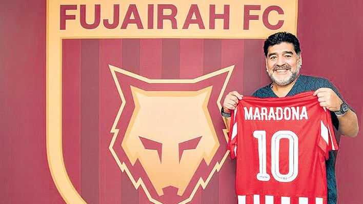 Maradona, flamante DT.