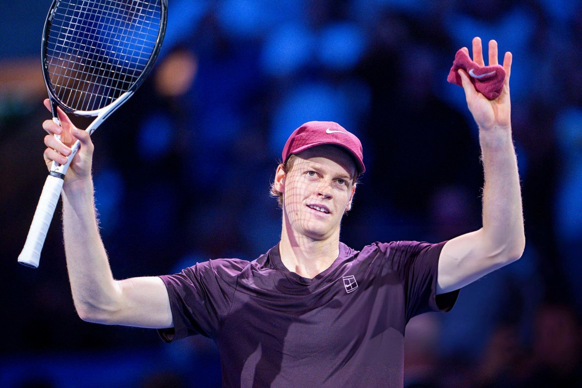 Sinner festeja su victoria en Viena