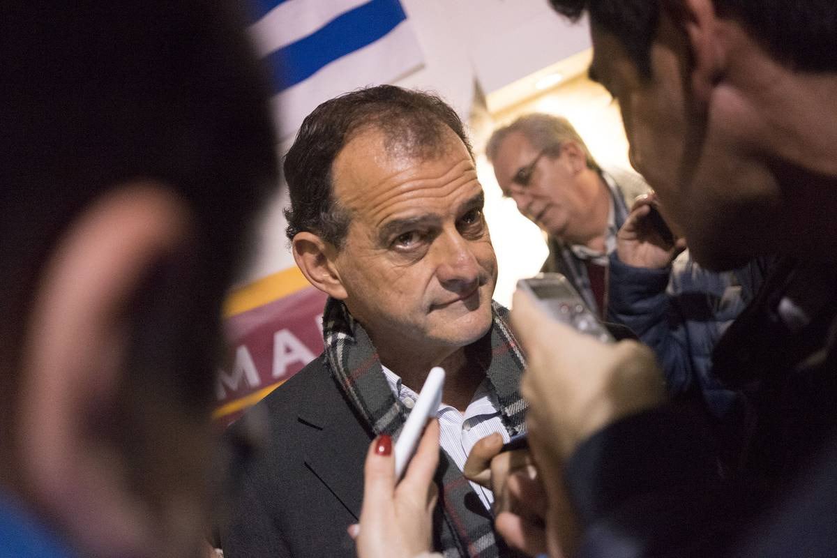 Guido Manini Ríos, exjefe del Ejército de Uruguay. 