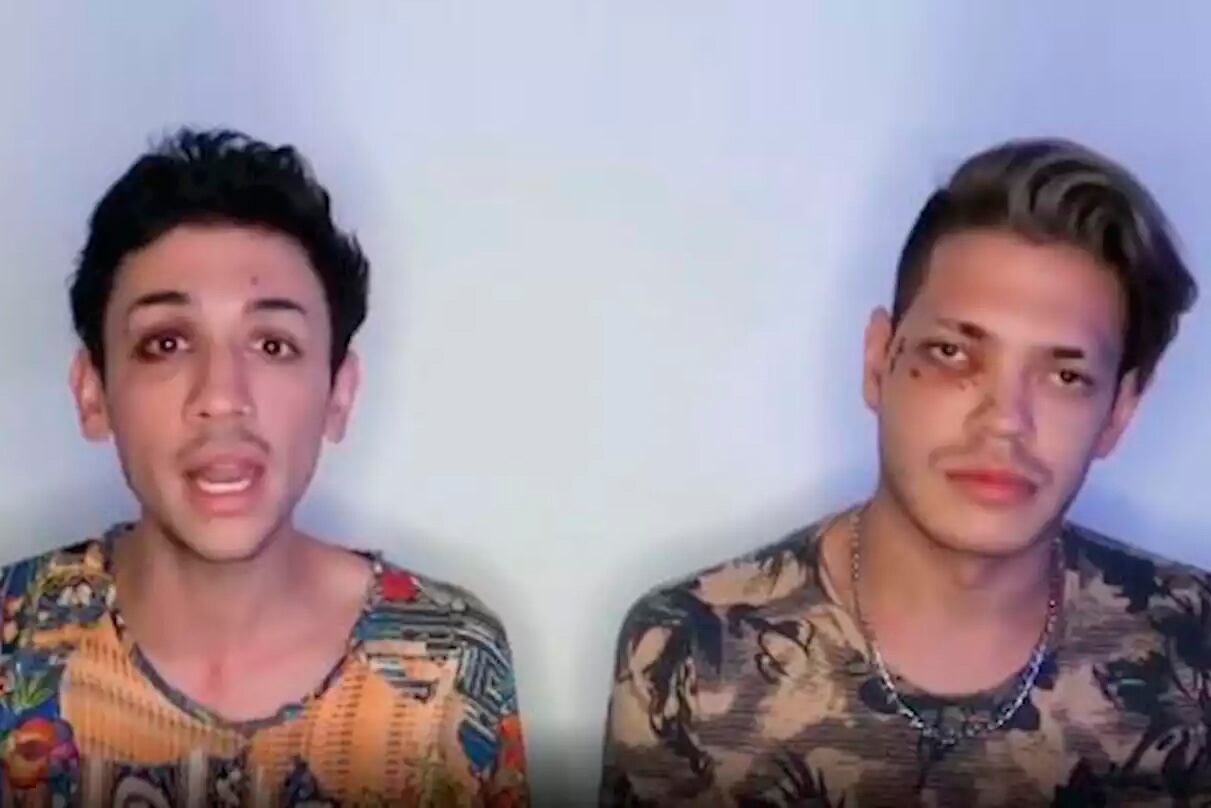 Franco De Bernardo y Marcos Zalazar, denunciaron la agresión.