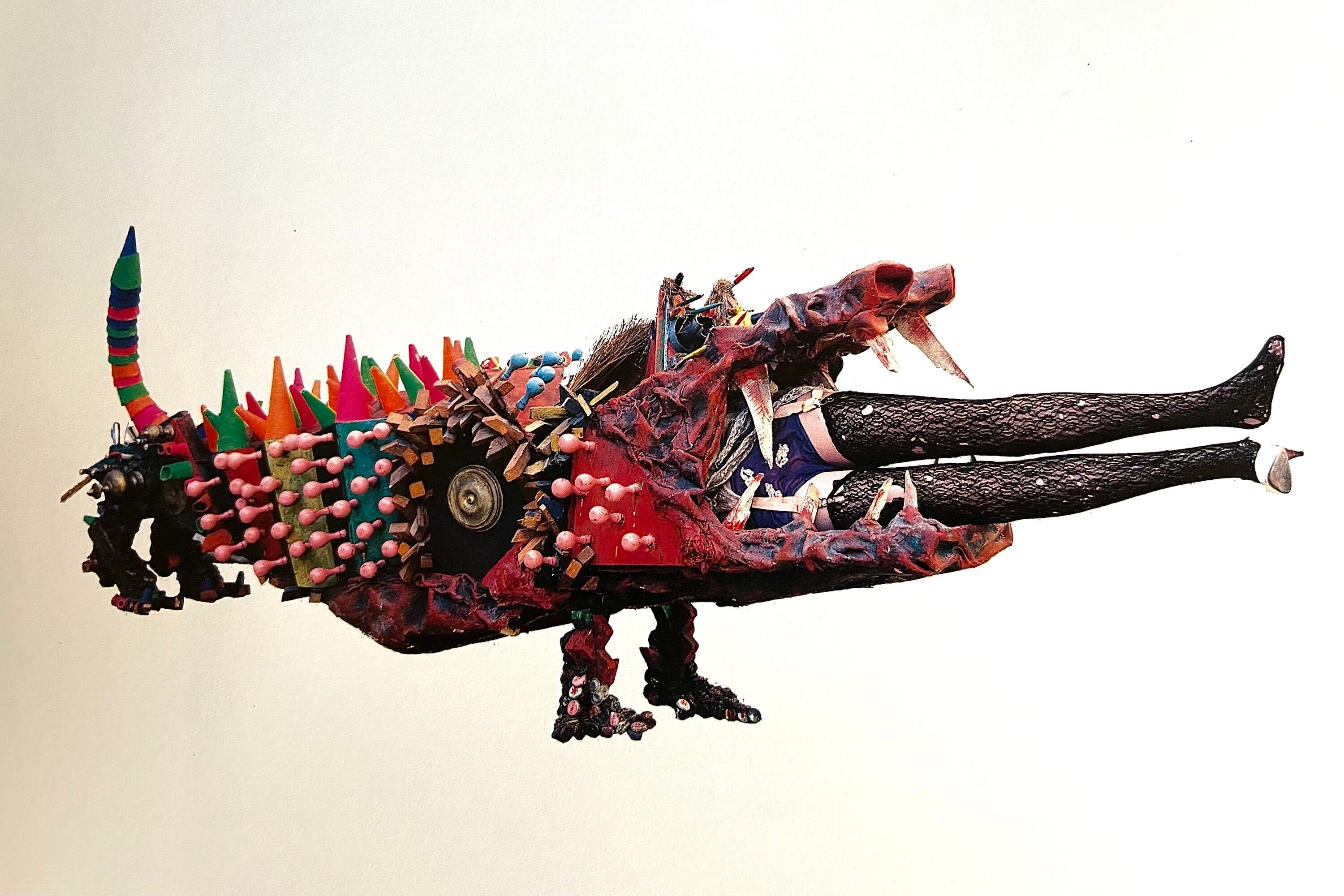 La pesadilla de Ramona, 1964. Escultura policromada, 70x50x150 cm, de Berni.