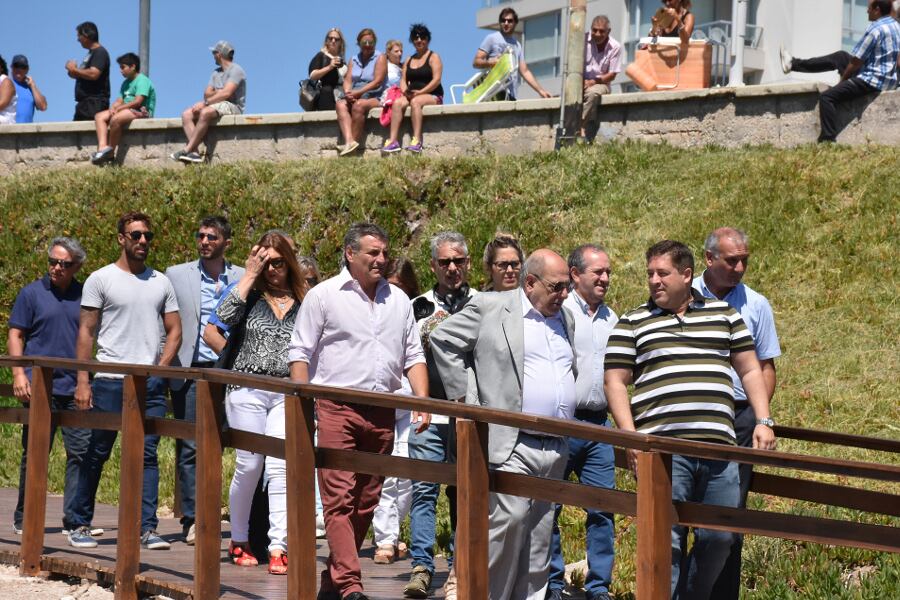 Arroyo al retirarse del acto el viernes pasado.