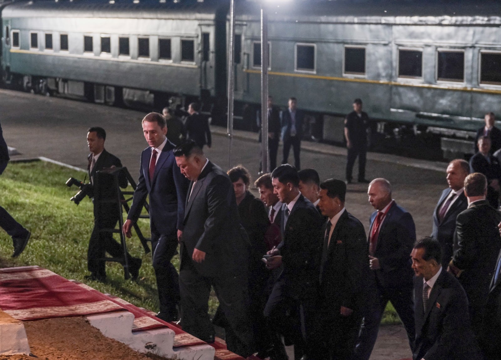 Kim Jong-un hizo una escala técnica en Kazan, Rusia.