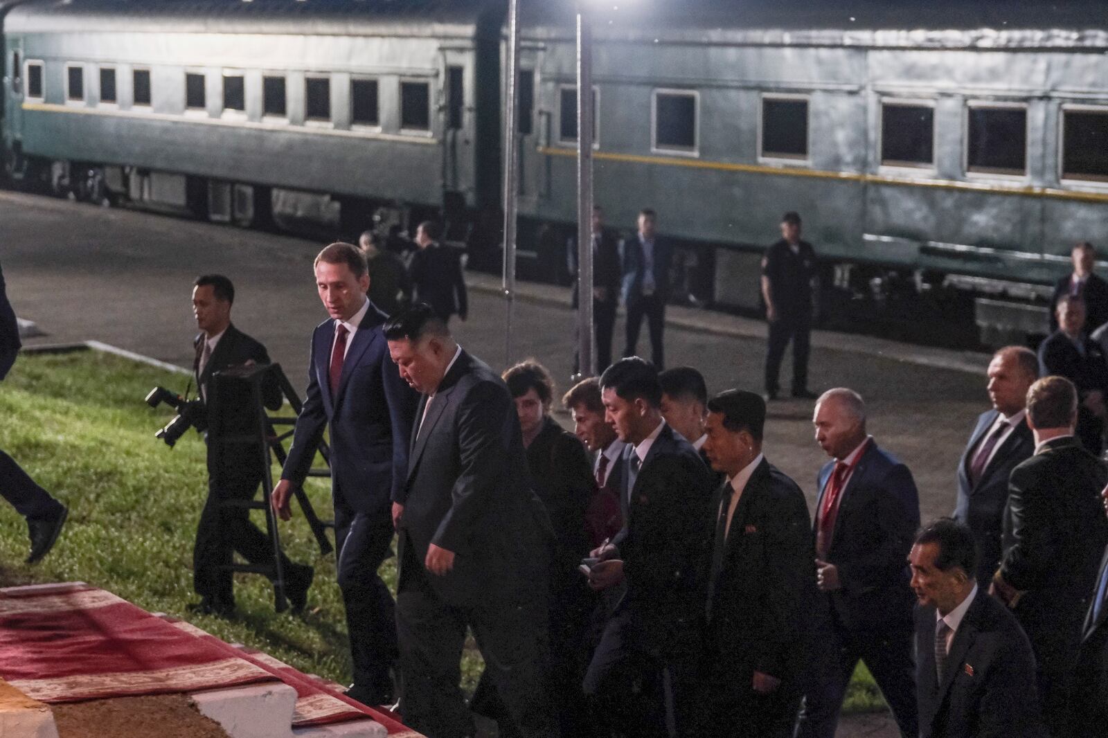 Kim Jong-un hizo una escala técnica en Kazan, Rusia.