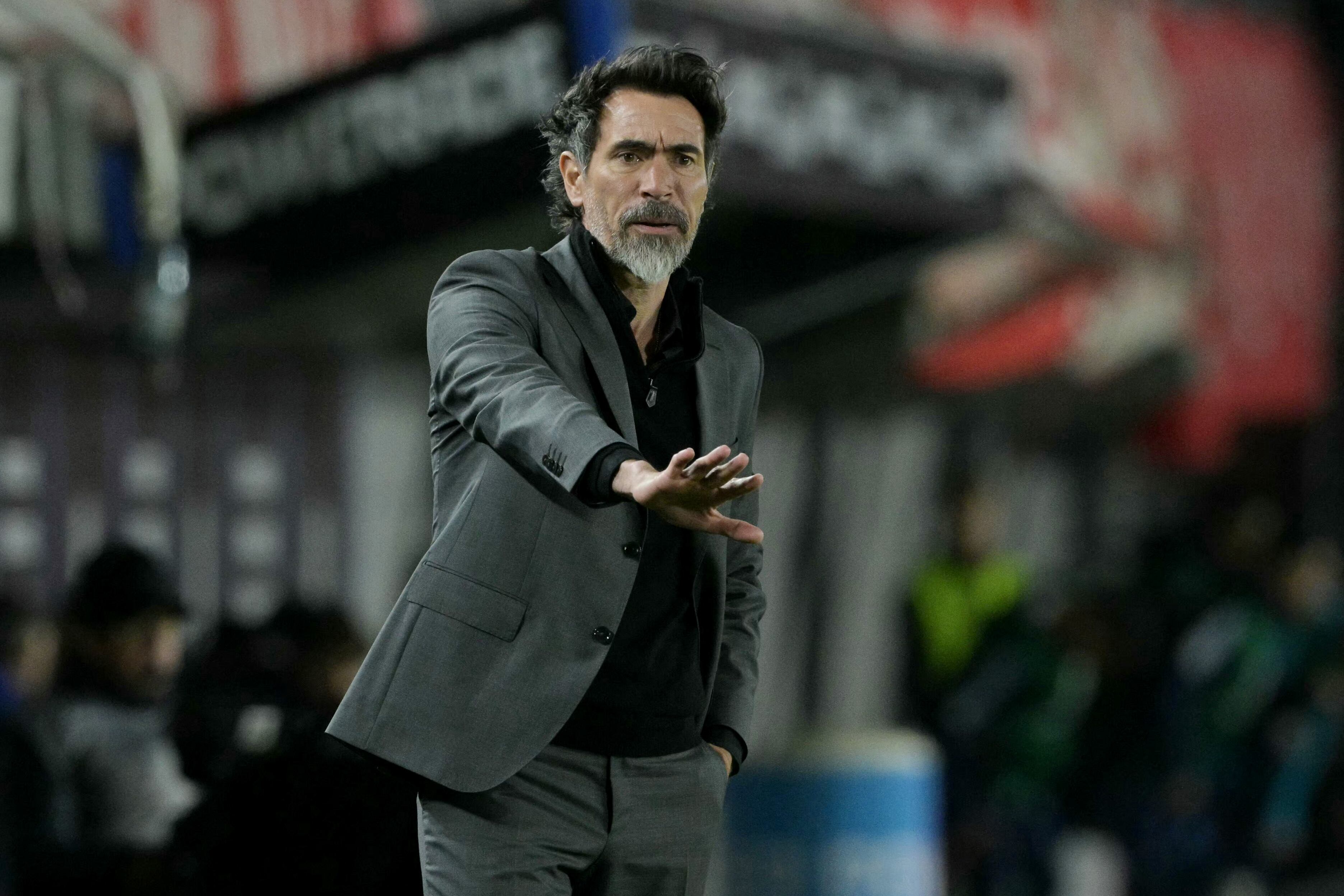 Eduardo Domínguez, entrenador albirrojo