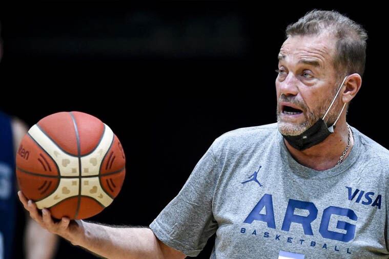 Néstor "Che" García, DT del seleccionado argentino de básquetbol.