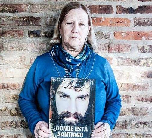Stella, la mamá de Santiago Maldonado.