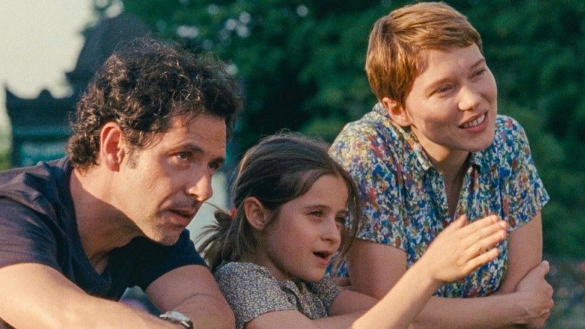 Melvil Poupaud y Léa Seydoux en "Una linda mañana"