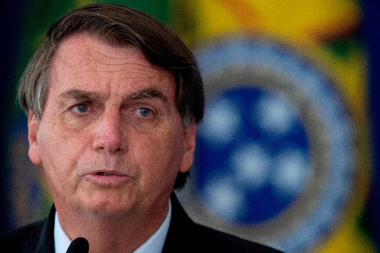 Bolsonaro quiso poner en duda su evidente ambición reeleccionista.