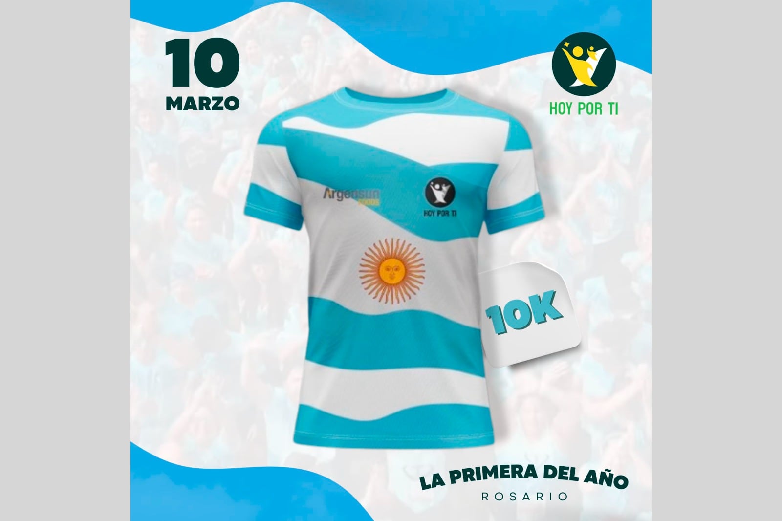 El lugar de encuentro será el Monumento a la Bandera.