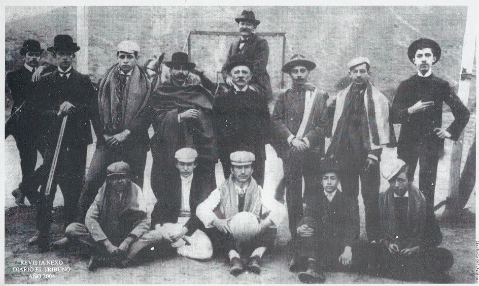 Integrantes de la travesía a pie hasta Jujuy.