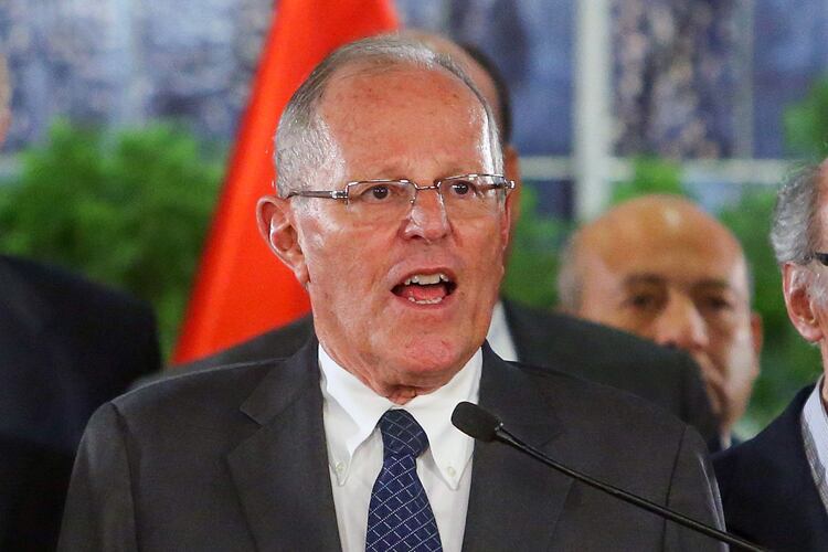 El presidente peruano, en el discurso del jueves en el que sostuvo su inocencia.