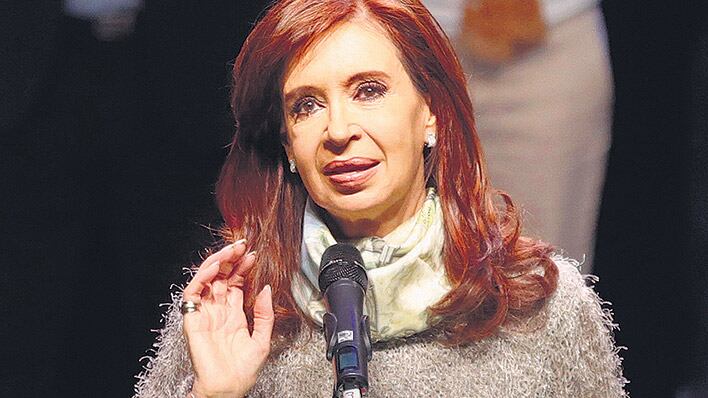 La ex presidenta en el lanzamiento de Unidad Ciudadana, en Mar del Plata.