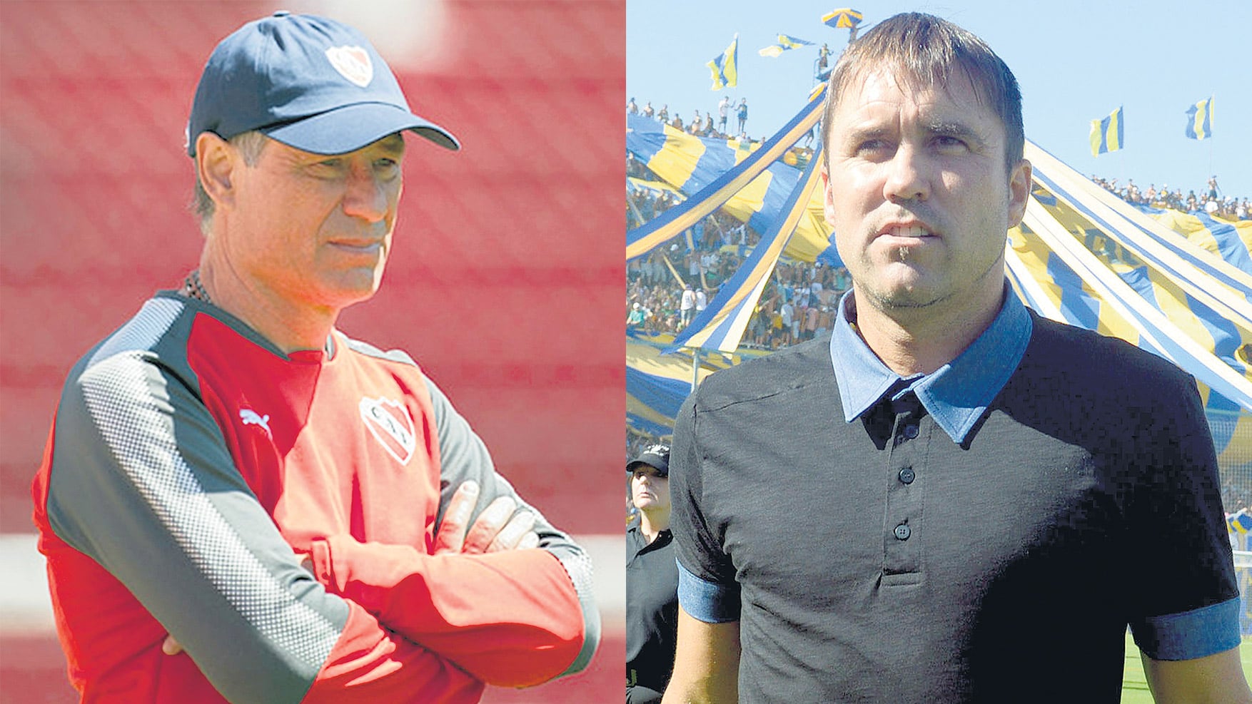 Ariel Holan y Eduardo Coudet se enfrentan por primer vez en el fútbol argentino.