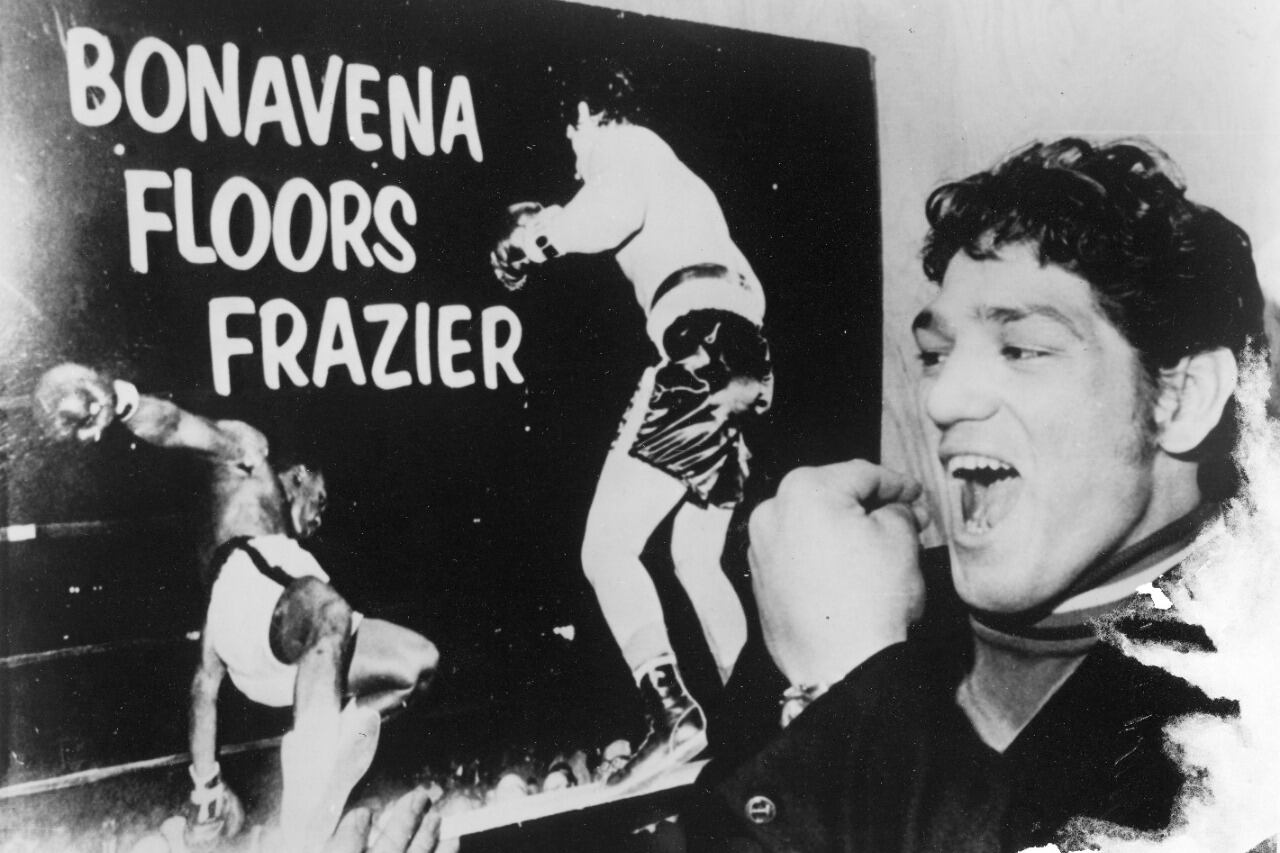 Bonavena y todo su carisma para promover sus peleas.