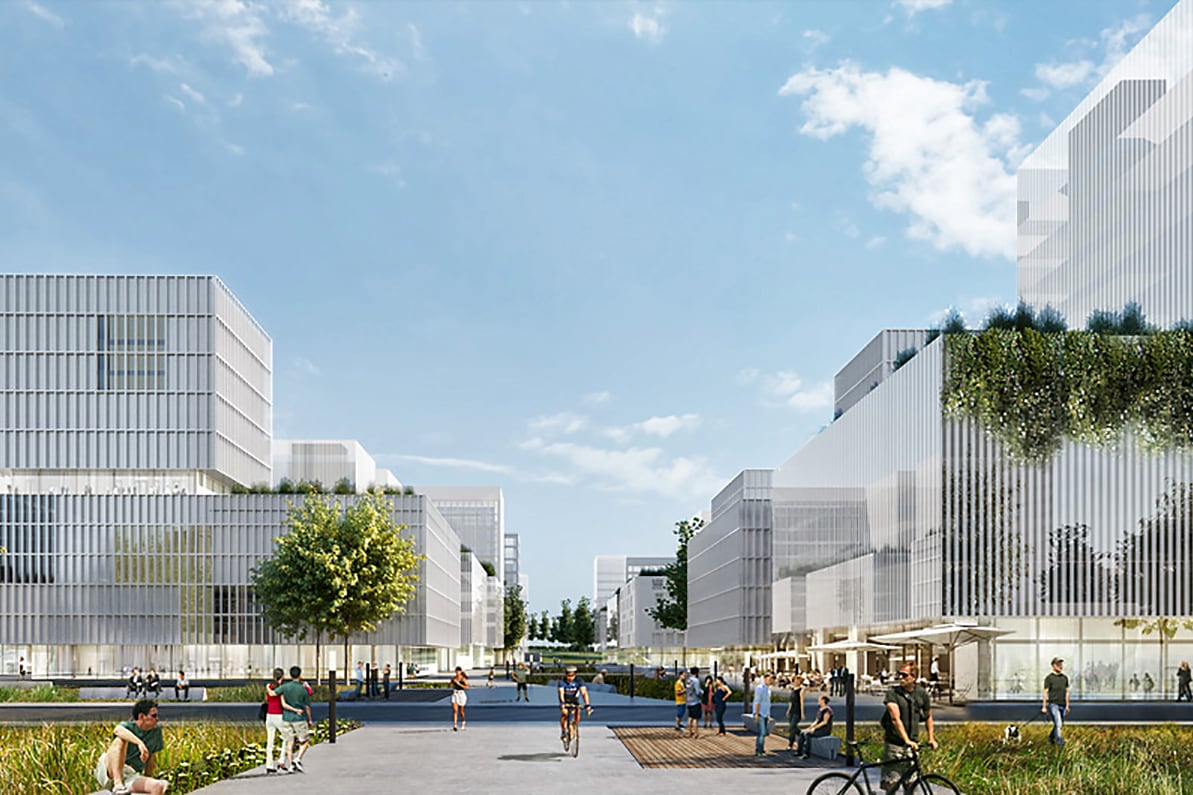 Render del Masterplan oficial para el nuevo Parque de la Innovación.