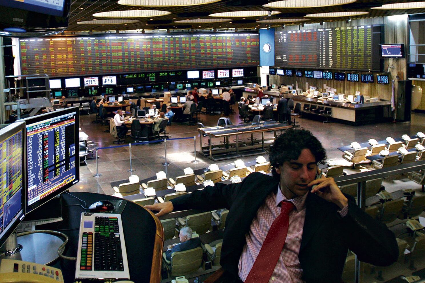 La Bolsa local bajó casi el 10 por ciento en los últimos dos días de la semana.