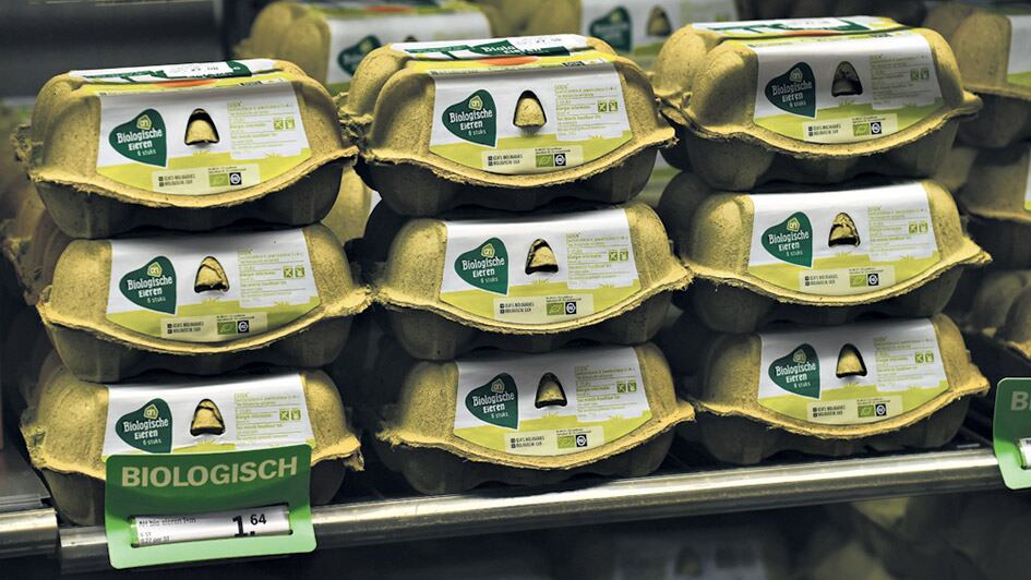 Los supermercados retiraron de las góndolas los huevos de Holanda.