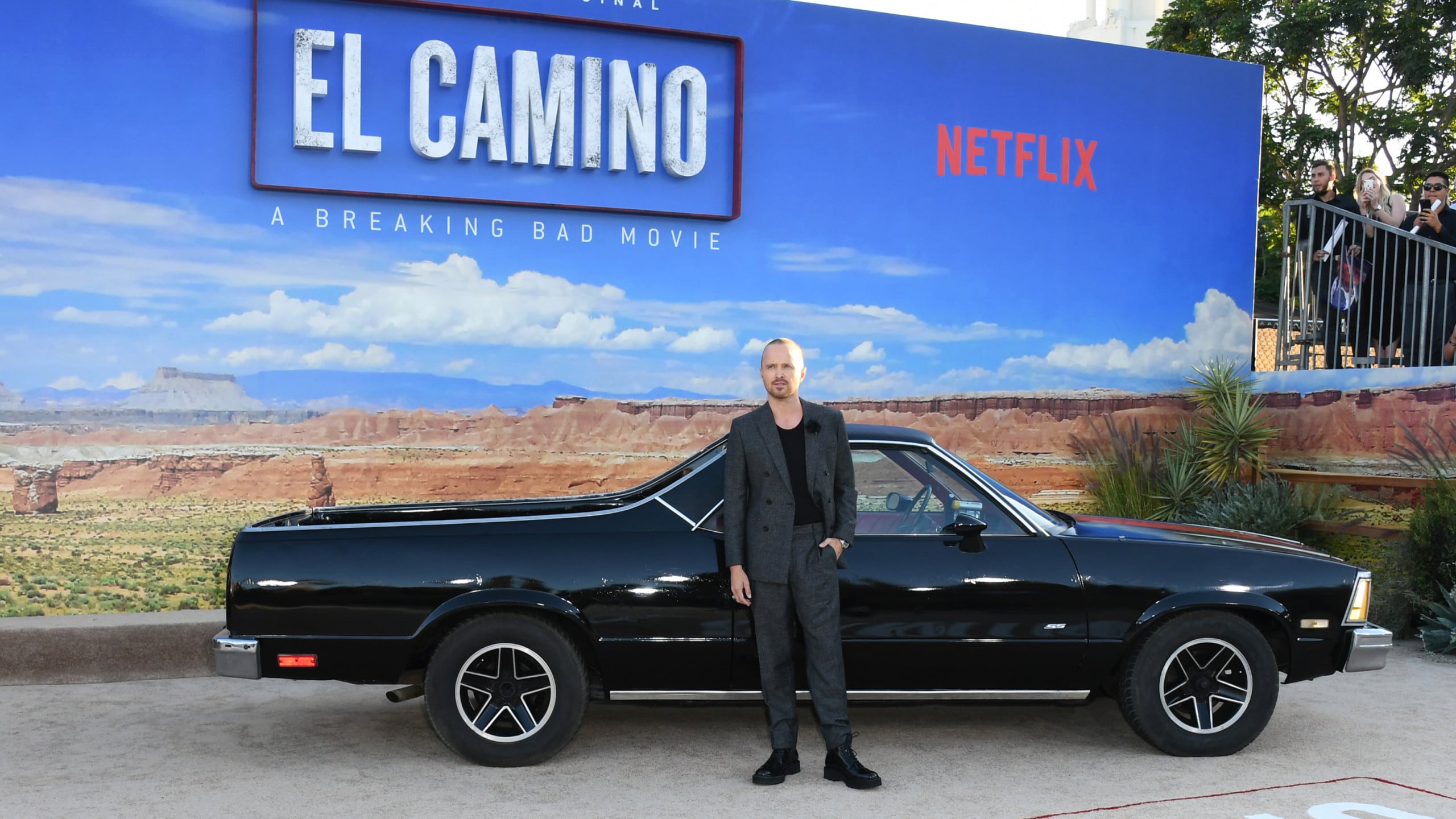Aaron Paul en la premiere de El Camino, este lunes en Los Angeles.