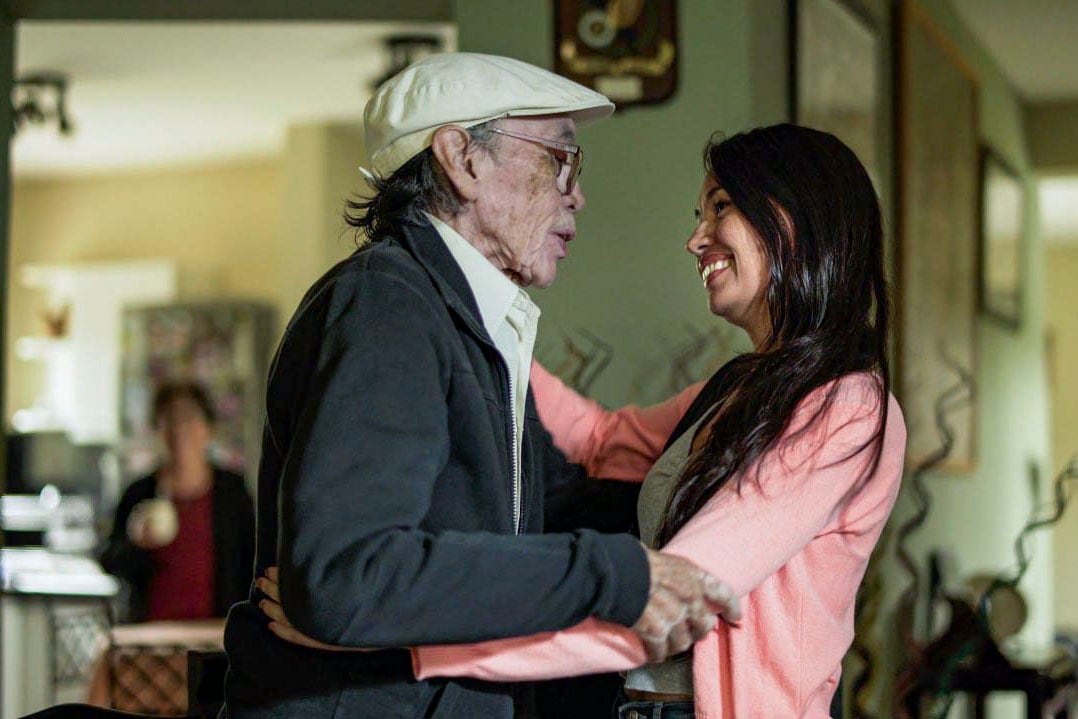 Daniel Toro con su hija Daniela: ambos grabaron la zamba en 2007.