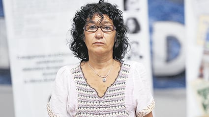 Sonia Alesso, con críticas al gobierno de Larreta.