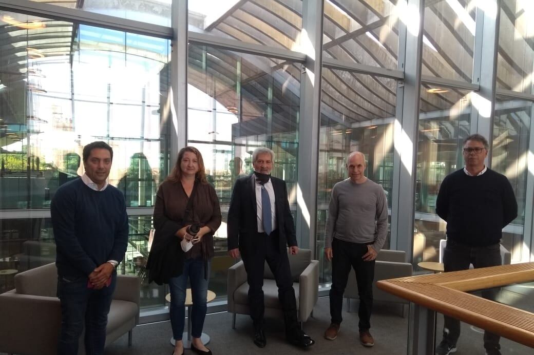 Legisladores porteños del Frente de Todos se reunieron con el jefe de Gobierno porteño, Horacio Rodríguez Larreta en el marco de le emergencia sanitaria