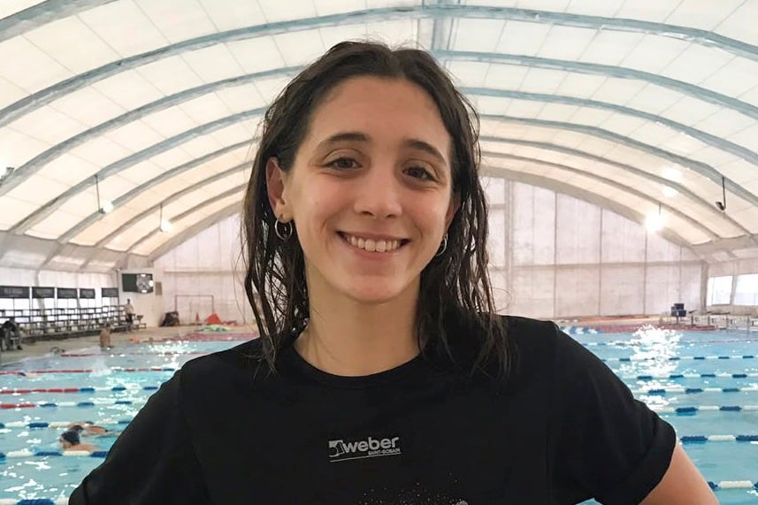 Pignatiello es una de las más detacadas nadadoras.