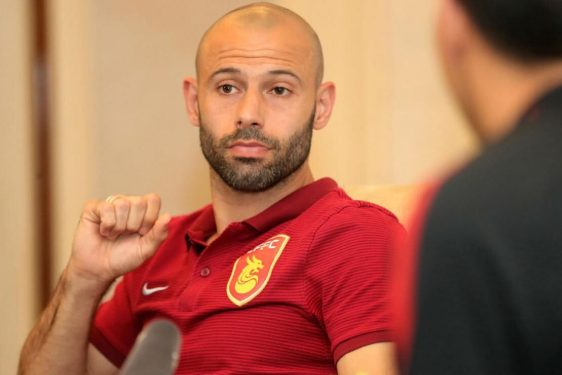 Mascherano juega hace dos años en China.