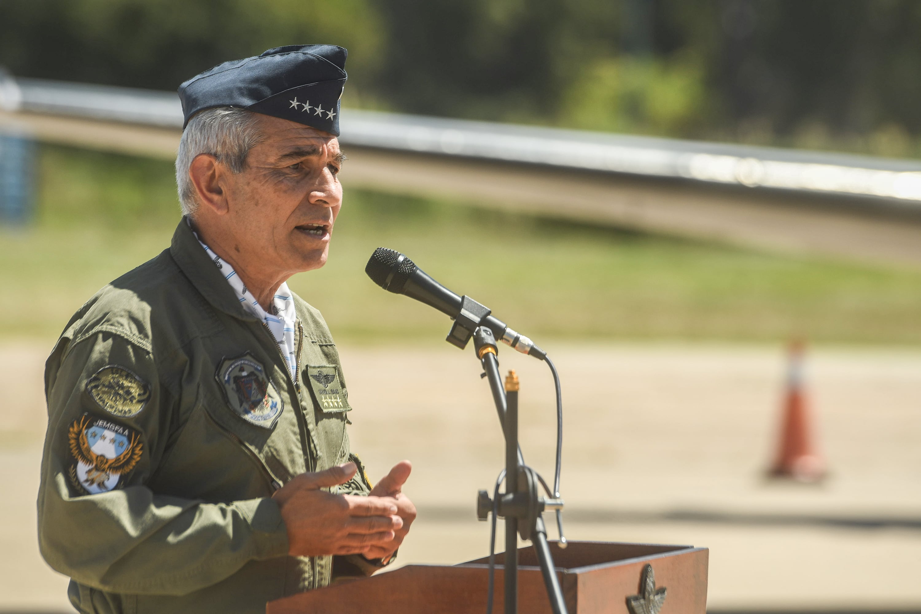 El nuevo Jefe del Estado Mayor Conjunto, brigadier general Xavier Julián Isaac.