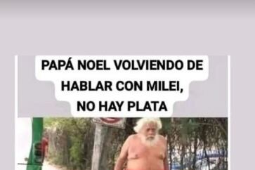 El meme que compartieron Milei y su vocero.