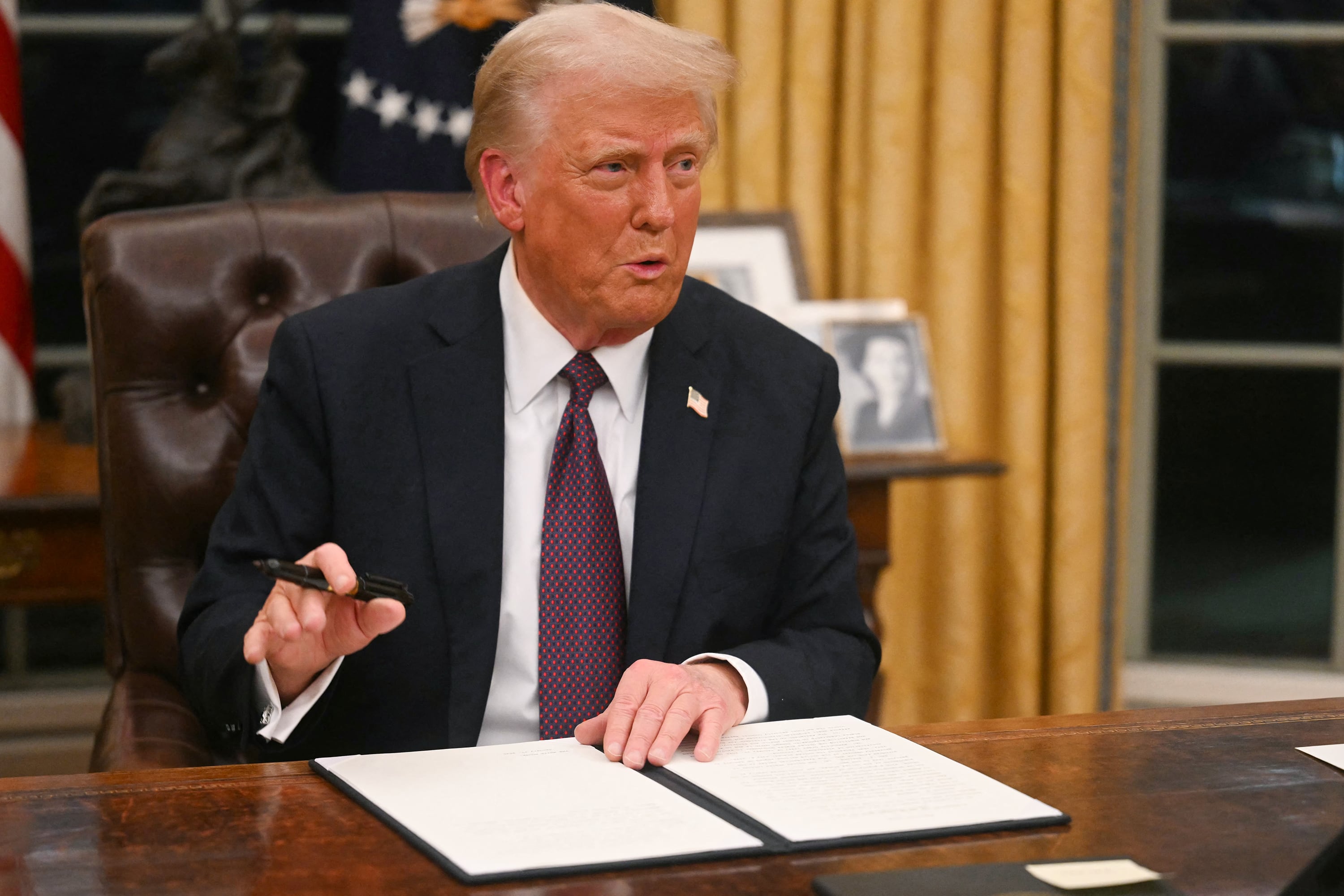 Donald Trump, radicalizado en su segundo gobierno. 