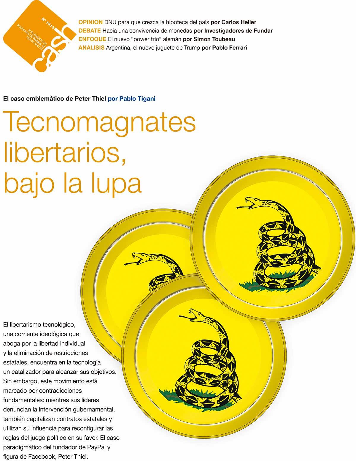 Tecnomagnates libertarios, bajo la lupa - 14/03/2025