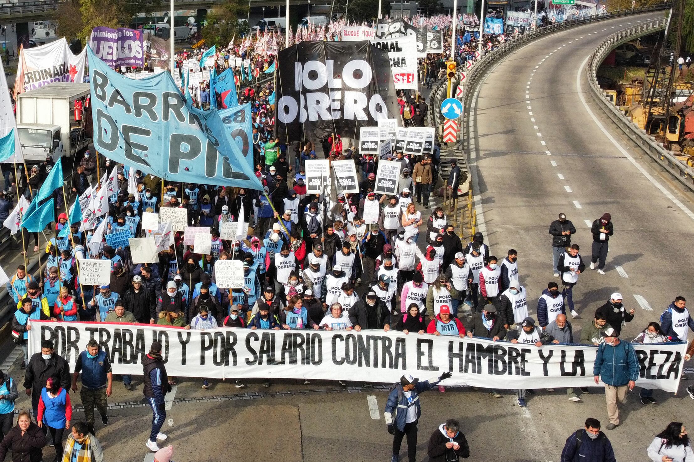"Hay una situación insostenible en la Argentina", plantearon dirigentes de Unidad Piquetera.