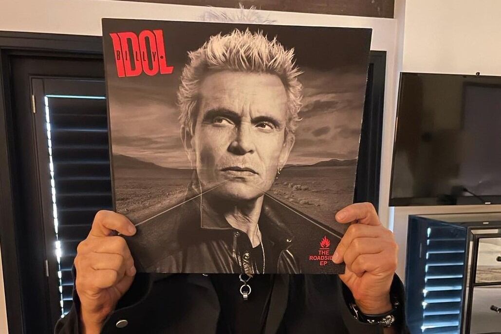 Billy Idol añadió a la Argentina a la lista de países que visitará con su gira "The Roadside 2022". Foto: Ig/@billyidol.