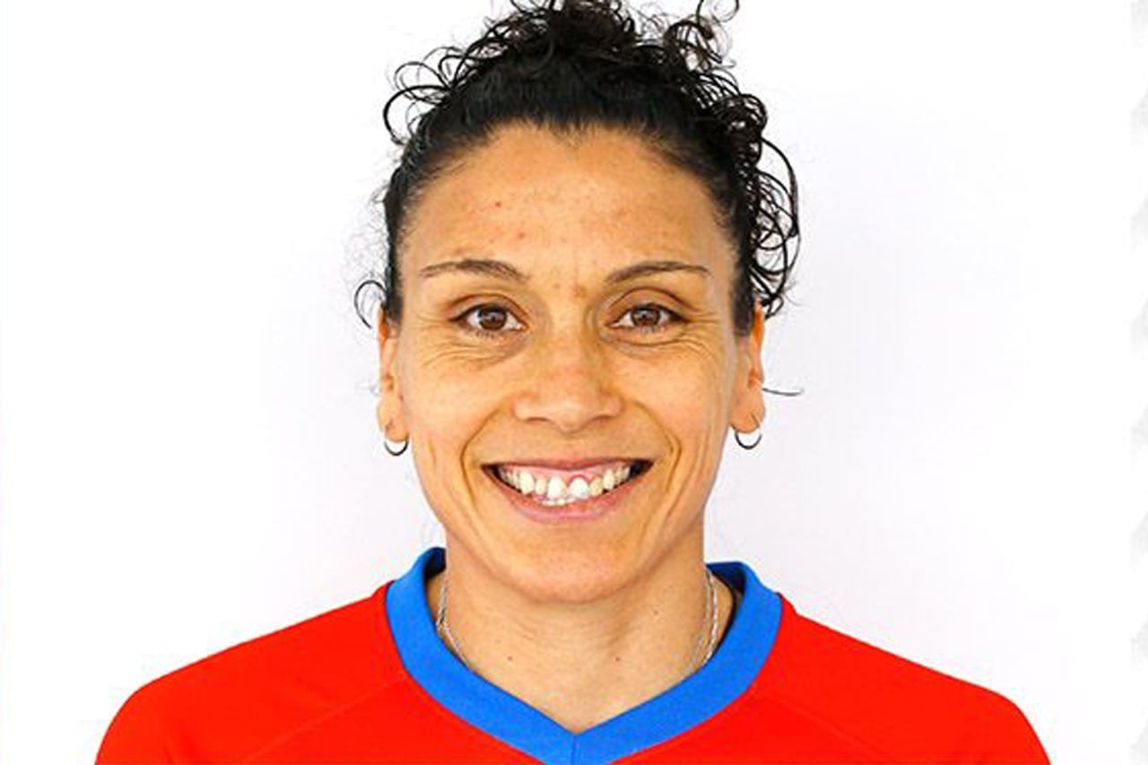 La mediocampista Mariela Coronel.