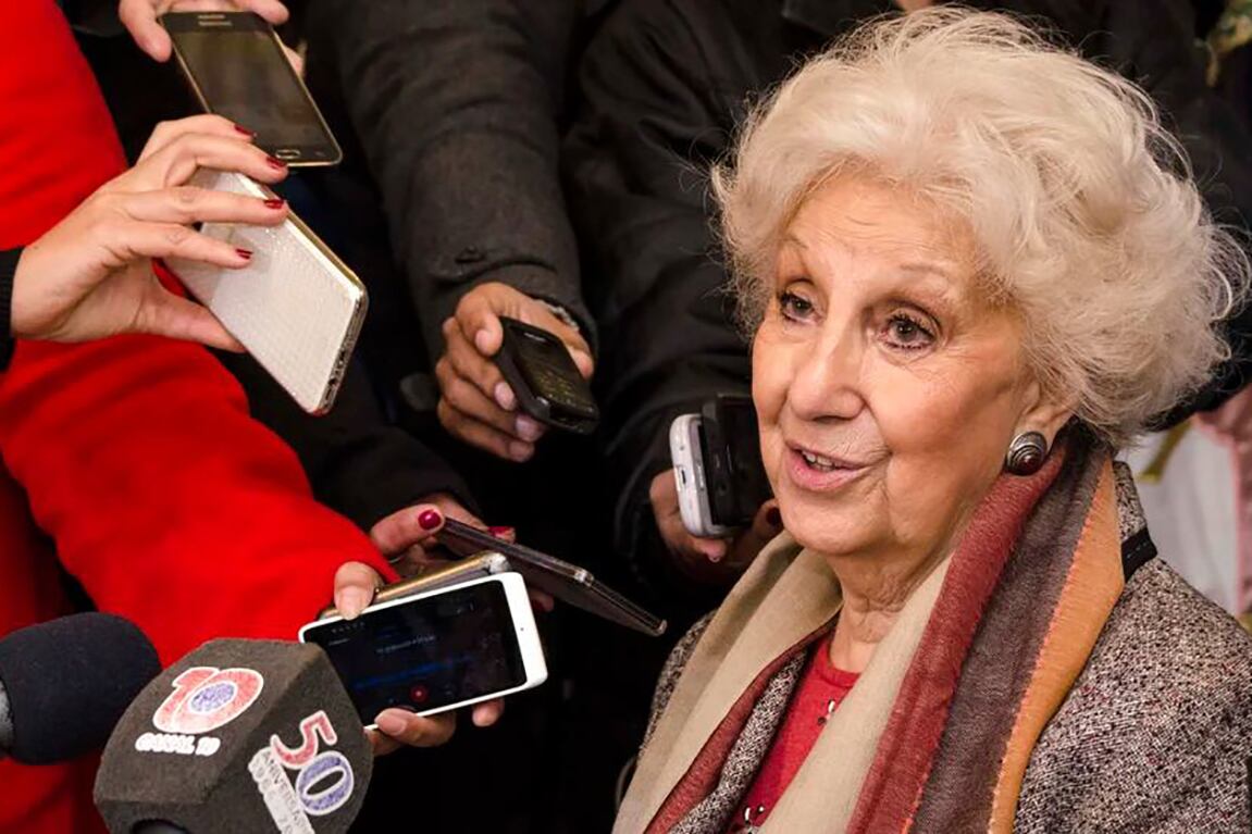 Estela de Carlotto, titular de Abuelas. 