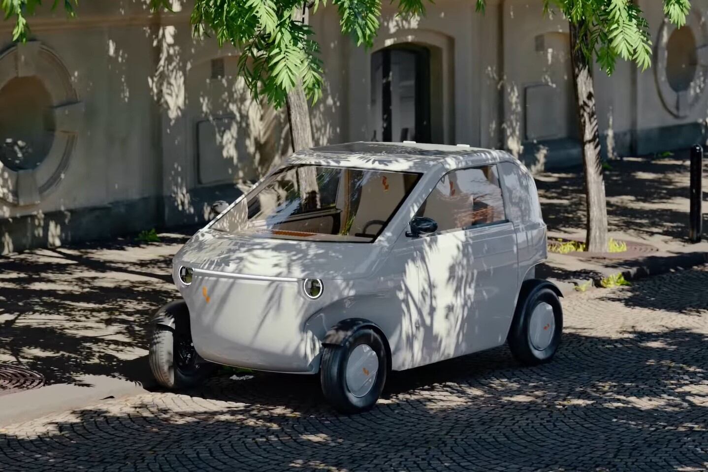 El Luvly 0 es un modelo de auto eléctrico con capacidad para dos pasajeros, que se vende en partes y se ensambla en fábricas cercanas al domicilio del comprador.