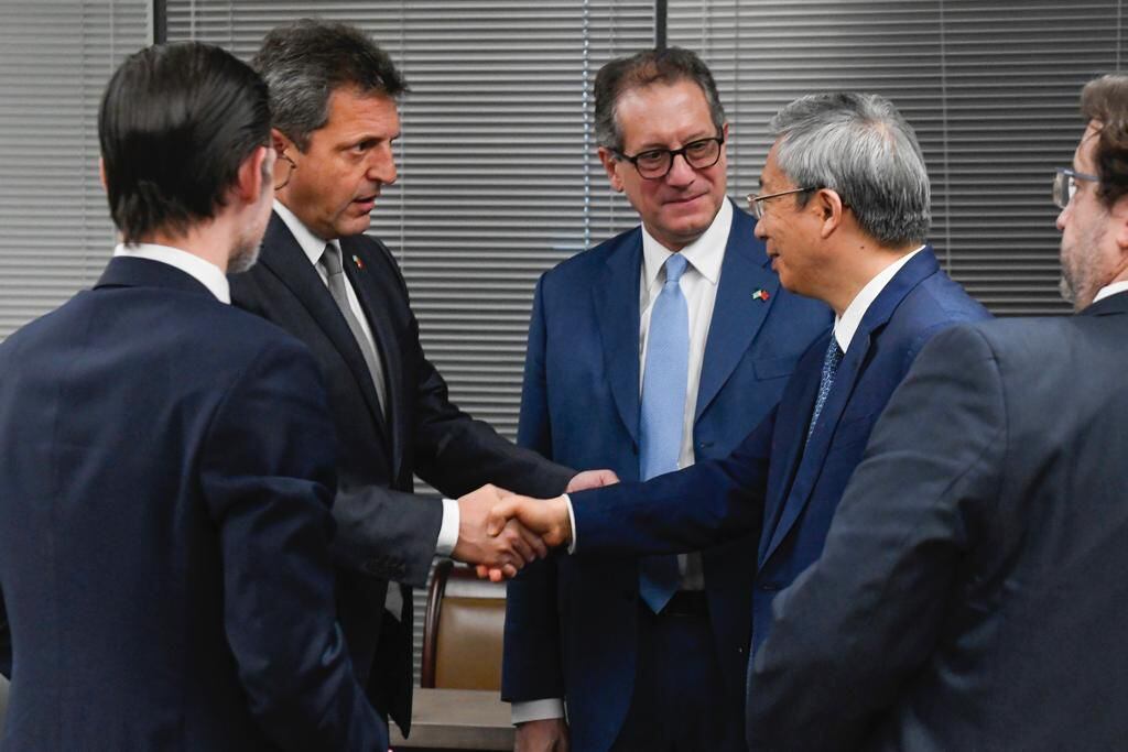 Massa y Pesce en uno de sus últimos encuentros de la gira.
