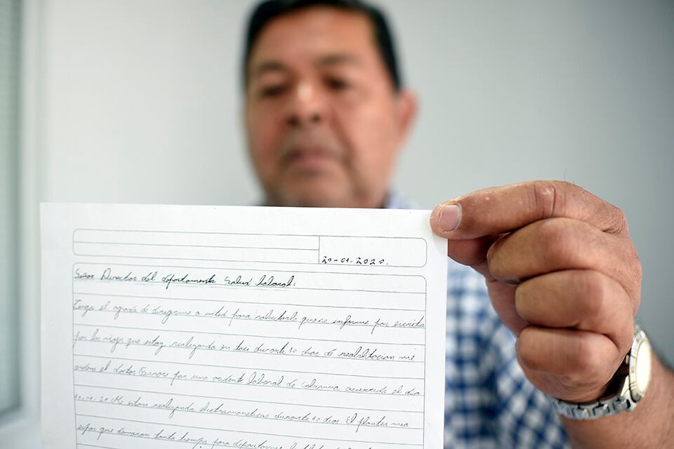 Mártires Cañete hizo su reclamo