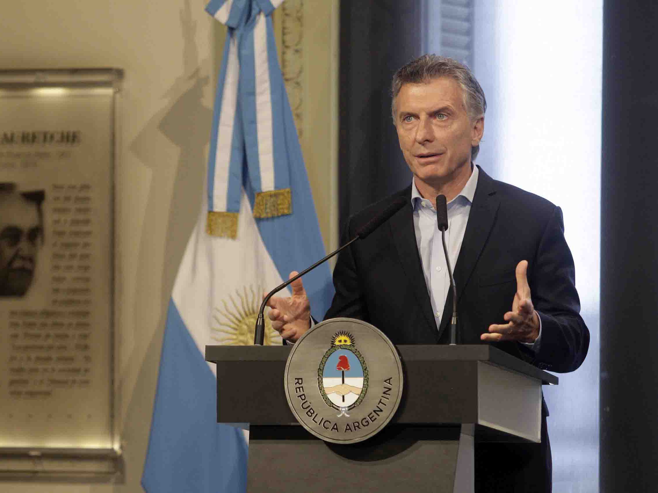 Macri dijo que las denuncias en su contra por los Panamá Papers son todas "mentiras".