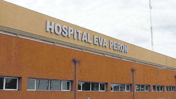 El Hospital Eva Perón, donde sigue internada la nena violada por la pareja de su abuela.